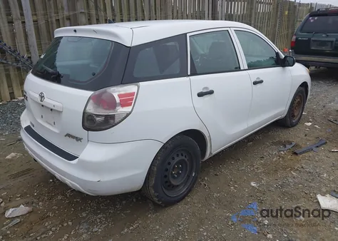 2005 Toyota Matrix z USA, uszkodzony, nr VIN 2T1KR32E15C389401